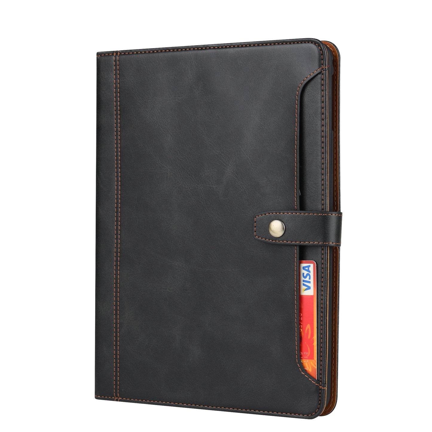 Buckle Retro Leather iPad Air 1 Case Stand Multi-card Slots