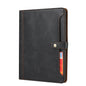 Buckle Retro Leather iPad 6 Case Stand Multi-card Slots