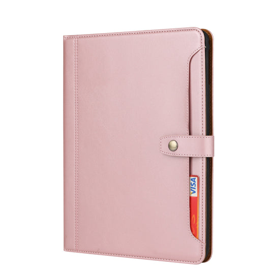 Buckle Retro Leather iPad Air 2 Case Stand Multi-card Slots