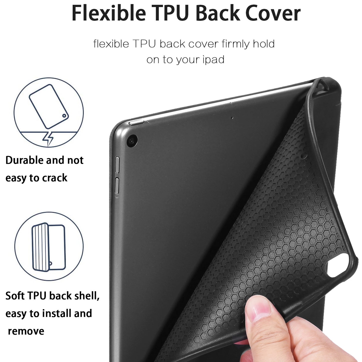 Catch Sight Slim Leather iPad Air 3 Case Flip Stand