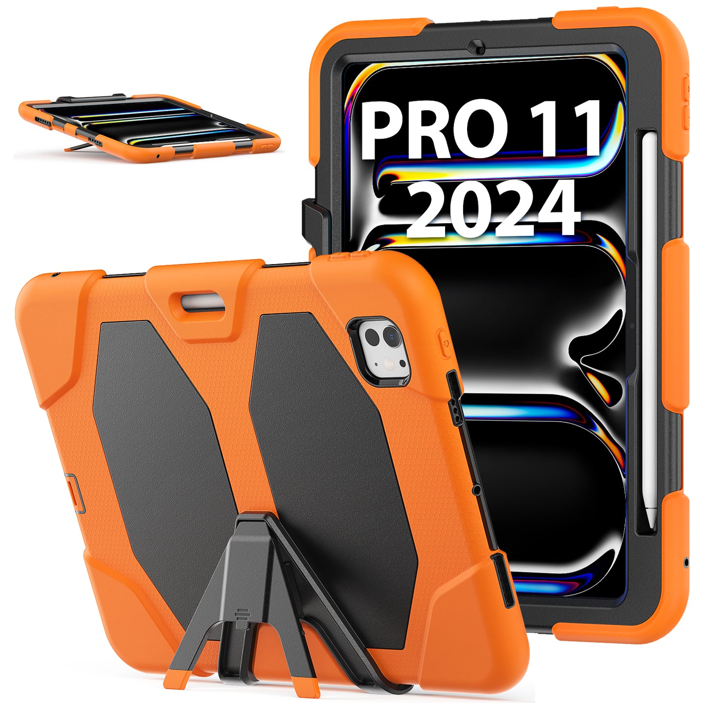 Tough Box Built-in Screen Protector iPad Pro 11 2024 Case Shockproof