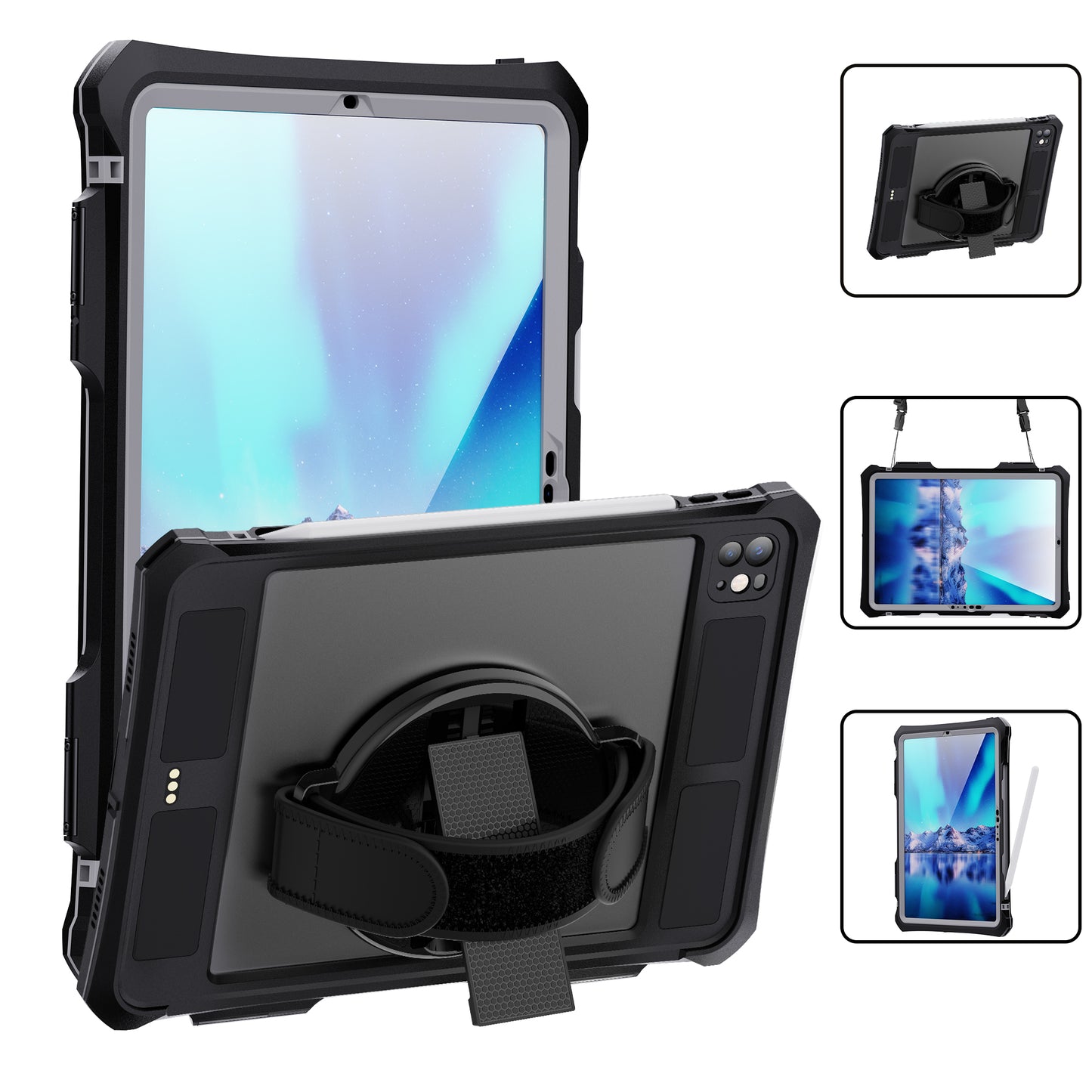 Armored Protection Waterproof Apple iPad Pro 11 (2024) Case Crystal