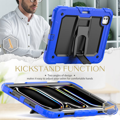 Kickstand Built-in Screen Protector iPad Pro 11 (2024) Case Shoulder