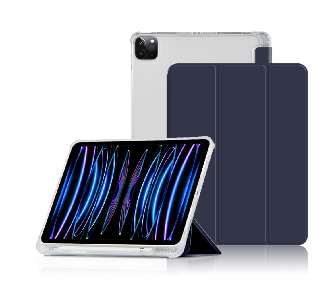 Tripling Voltage Skin Leather Apple iPad Air 11 (2024) Case Fold Stand