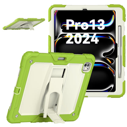 Kickstand Built-in Screen Protector iPad Pro 13 2024 Case Shoulder