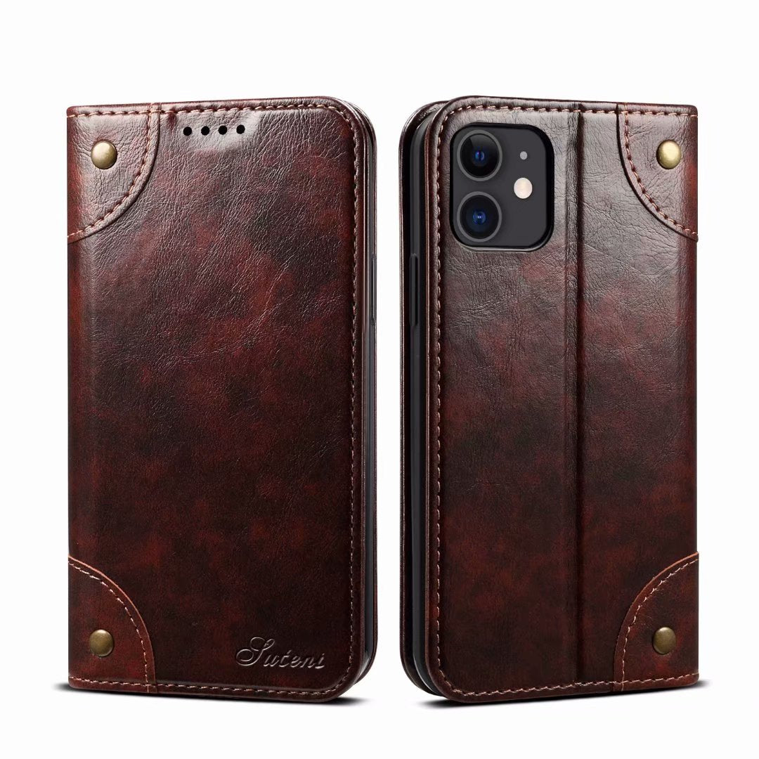 Baroque Wallet Stand iPhone 11 Pro Case Magtic Flip