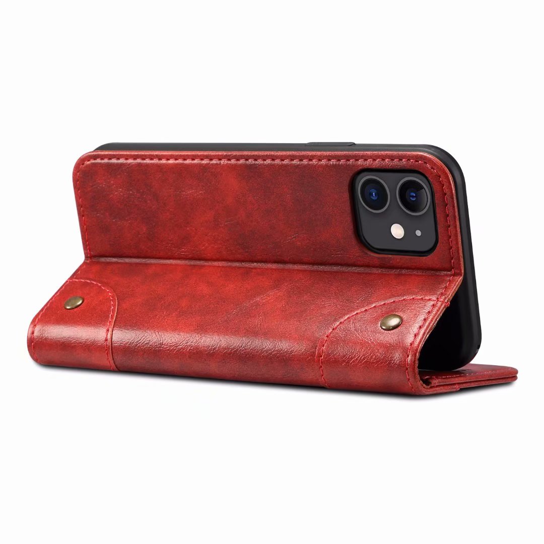 Baroque Wallet Stand iPhone 11 Pro Max Case Magtic Flip