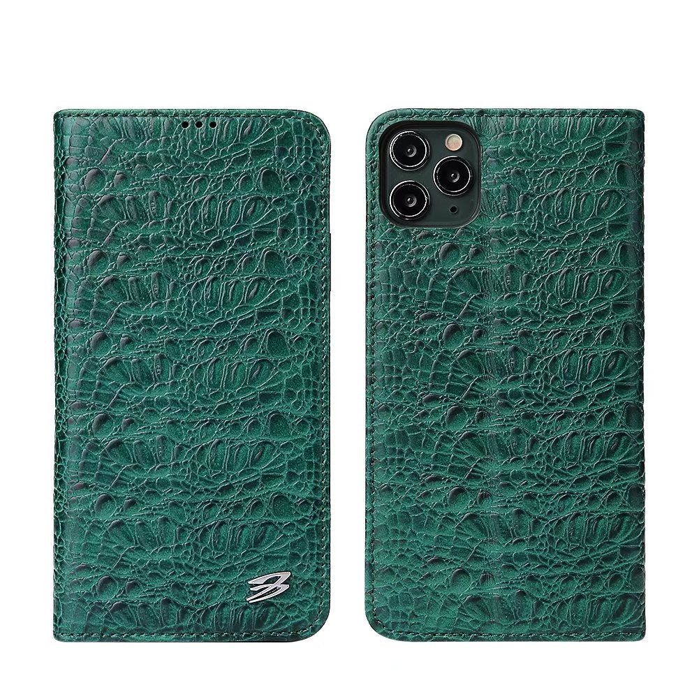 Deluxe Real Crocodile leather iPhone 11 Pro Max Case Wallet