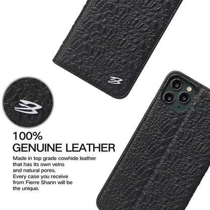 Deluxe Real Crocodile leather iPhone 11 Pro Max Case Wallet