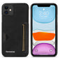 Insert Card Slot Leather Skin iPhone 11 Case Back