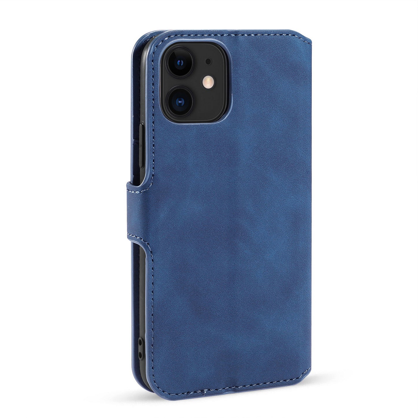 Retro Leather Edge iPhone 11 Case with Hand Strap