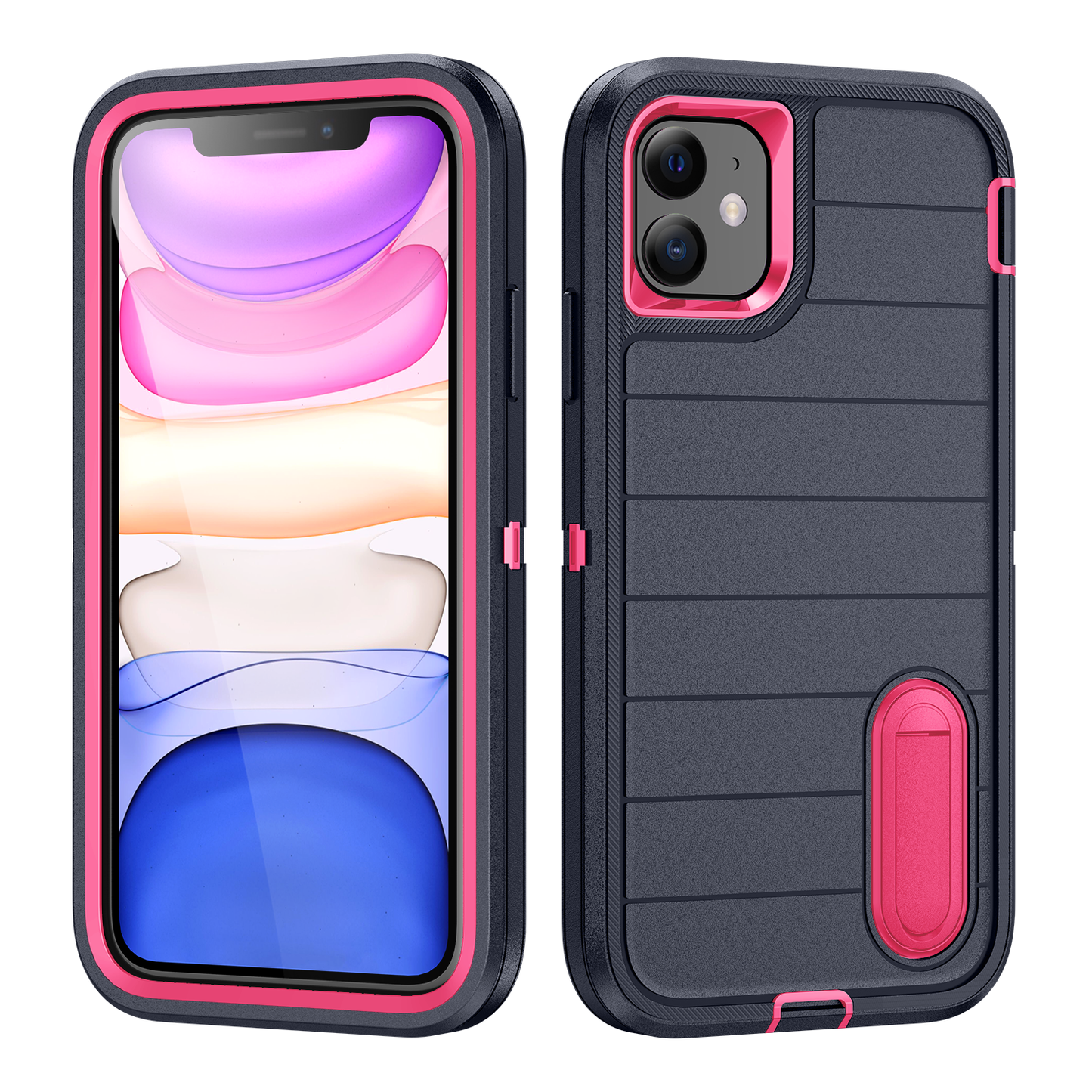 Defender iPhone 11 Pro Case Rotating Ring Stand