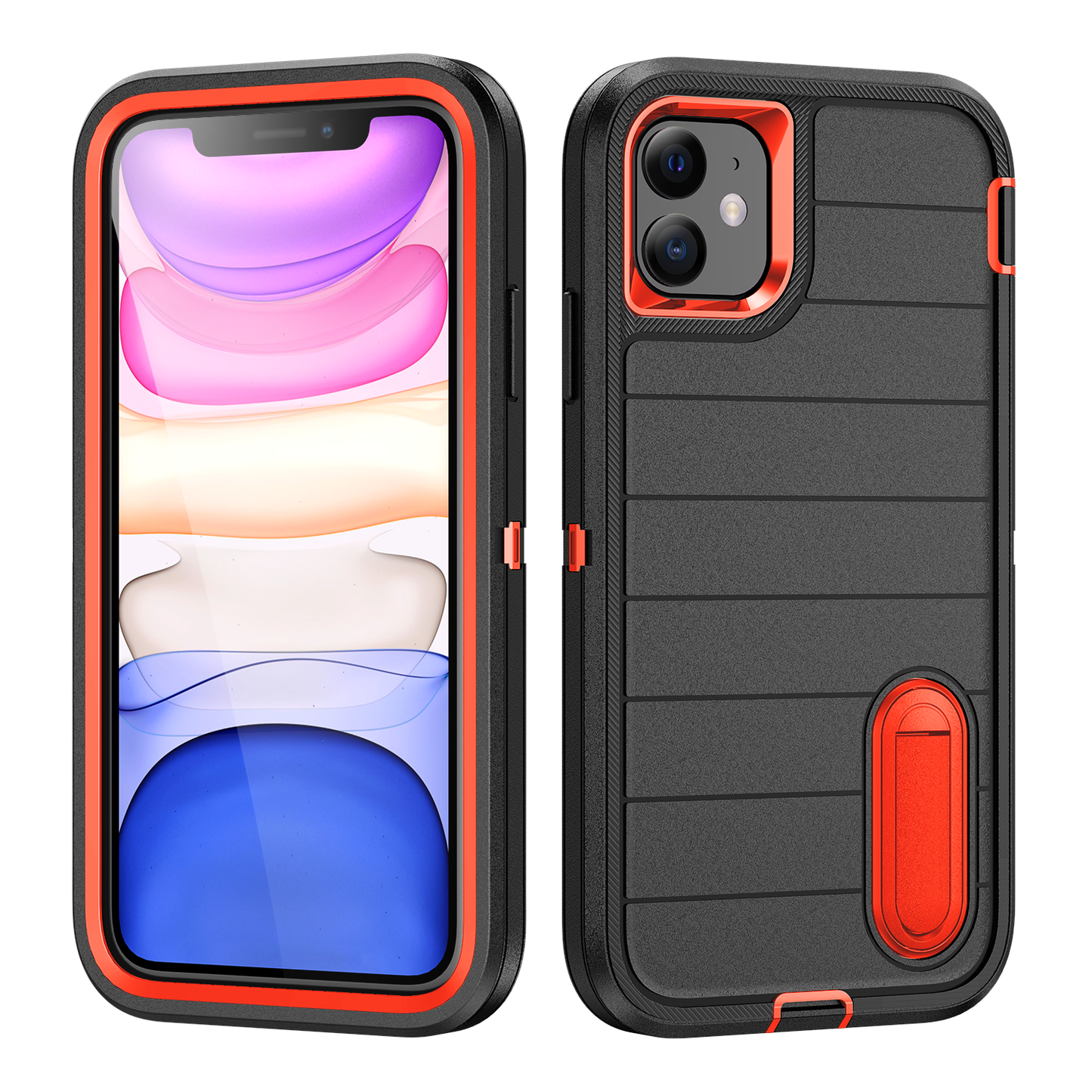 Defender iPhone 11 Pro Case Rotating Ring Stand