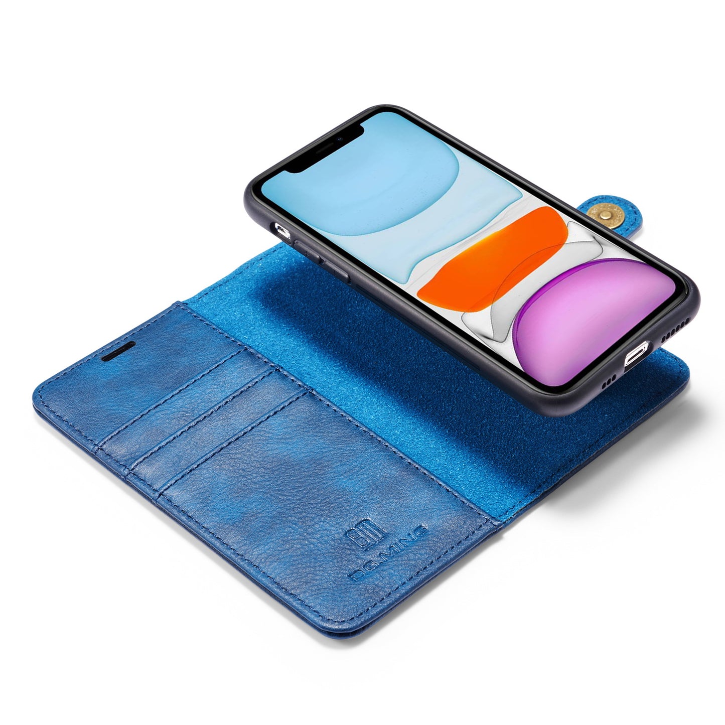 Wallet Detachable 2 In 1 Buckle iPhone 11 Case Magnetic