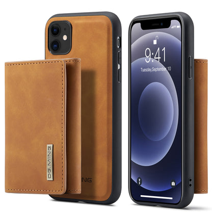 Retro Detachable Fold Wallet iPhone 11 Case Magnetic Clip