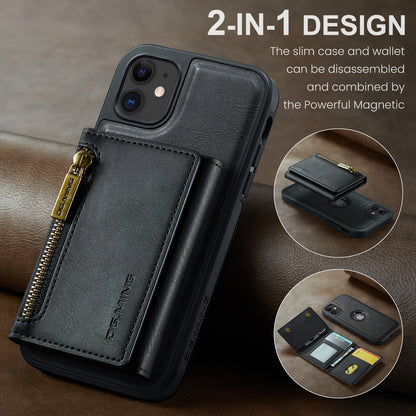 Wallet Detachable Tri-fold iPhone 11 Case Muilti Card Slots