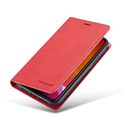 Illusion Slim Retro Leather iPhone 11 Case Magnetic