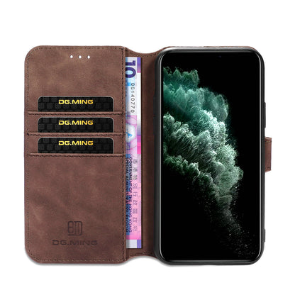 Retro Leather Edge iPhone 11 Pro Case with Hand Strap