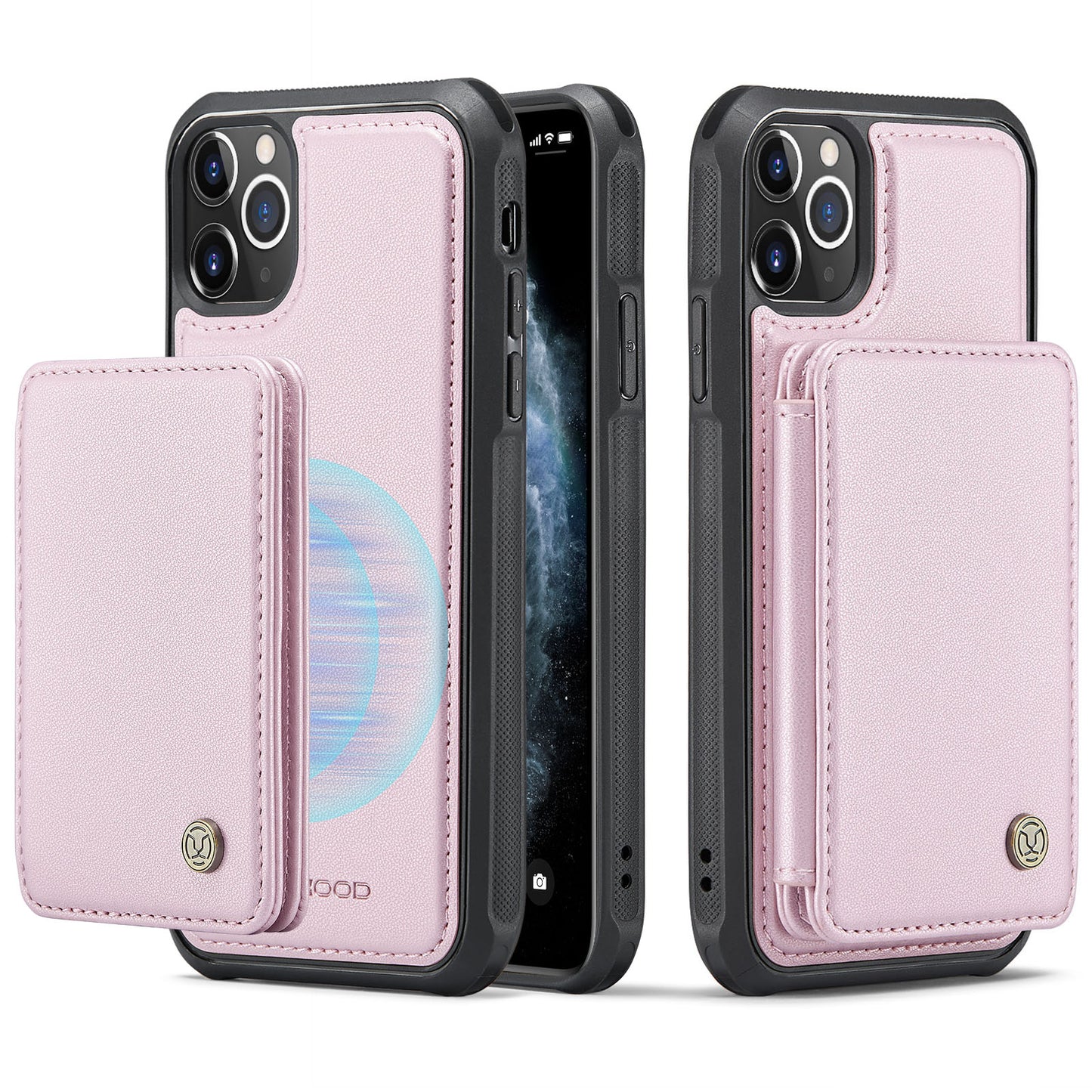 Magnetic Card Holder iPhone 11 Pro Case Detachable RFID Blocking