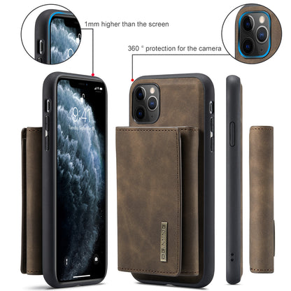 Retro Detachable Fold Wallet iPhone 11 Pro Case Magnetic Clip