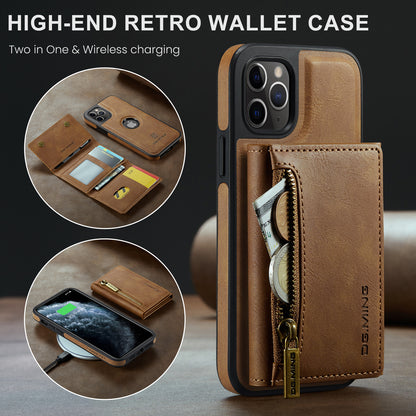 Wallet Detachable Tri-fold iPhone 11 Pro Case Muilti Card Slots