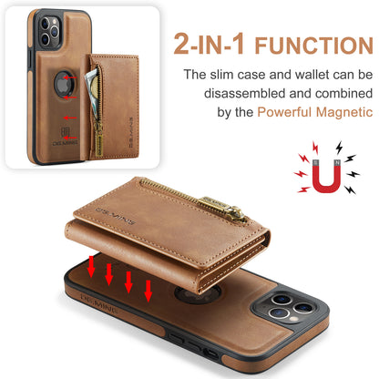 Wallet Detachable Tri-fold iPhone 11 Pro Case Muilti Card Slots