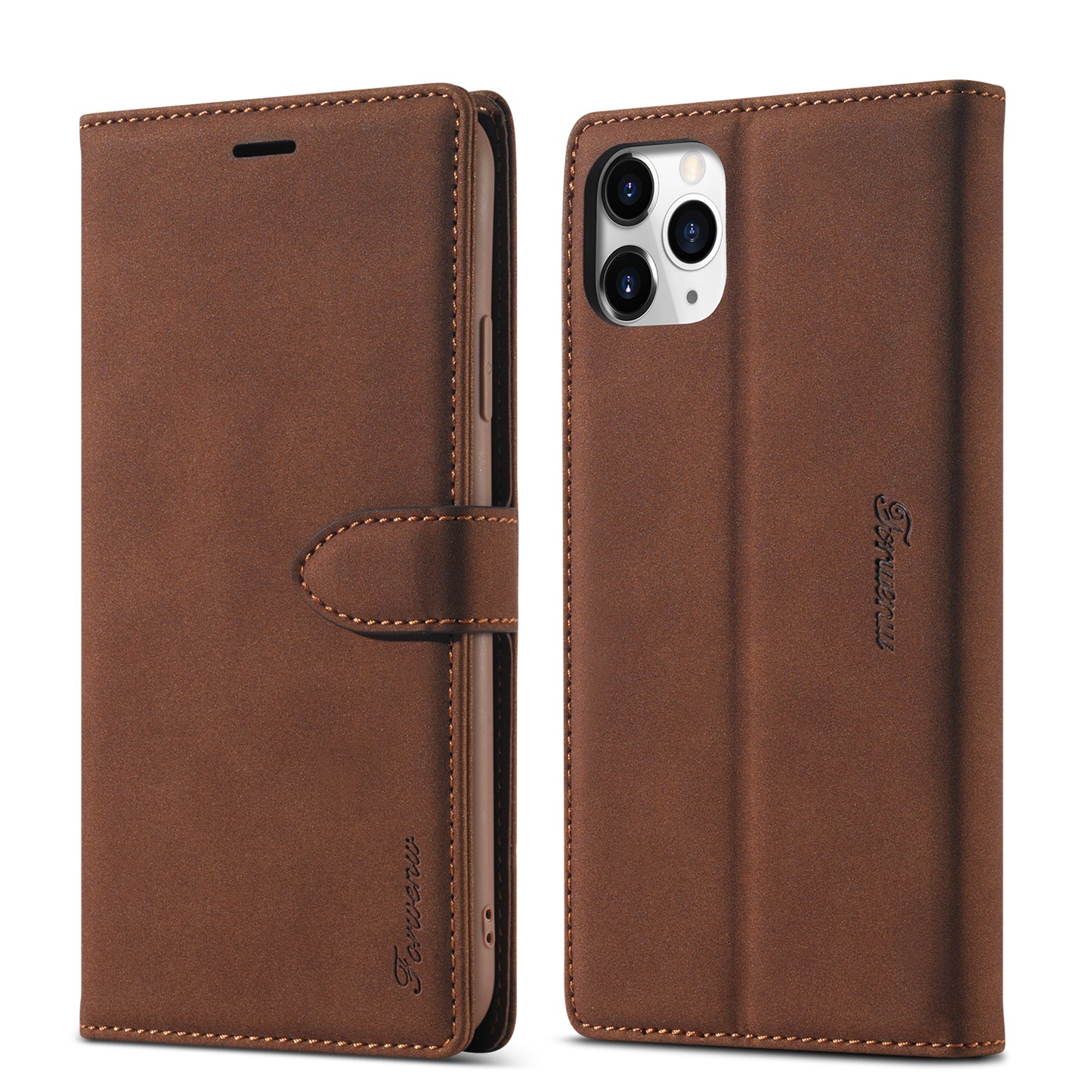 Gentry Slim Wallet Stand iPhone 11 Pro Max Case Buckle