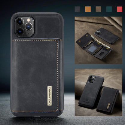 Retro Detachable Fold Wallet iPhone 11 Pro Max Case Magnetic Clip