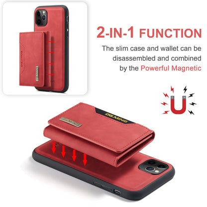 Retro Detachable Fold Card Holder iPhone 11 Pro Max Case Magnetic Clip