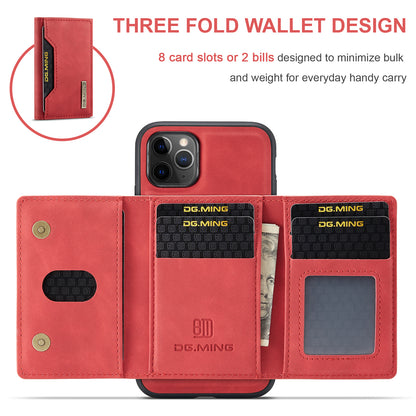 Retro Detachable Fold Card Holder iPhone 11 Pro Max Case Magnetic Clip