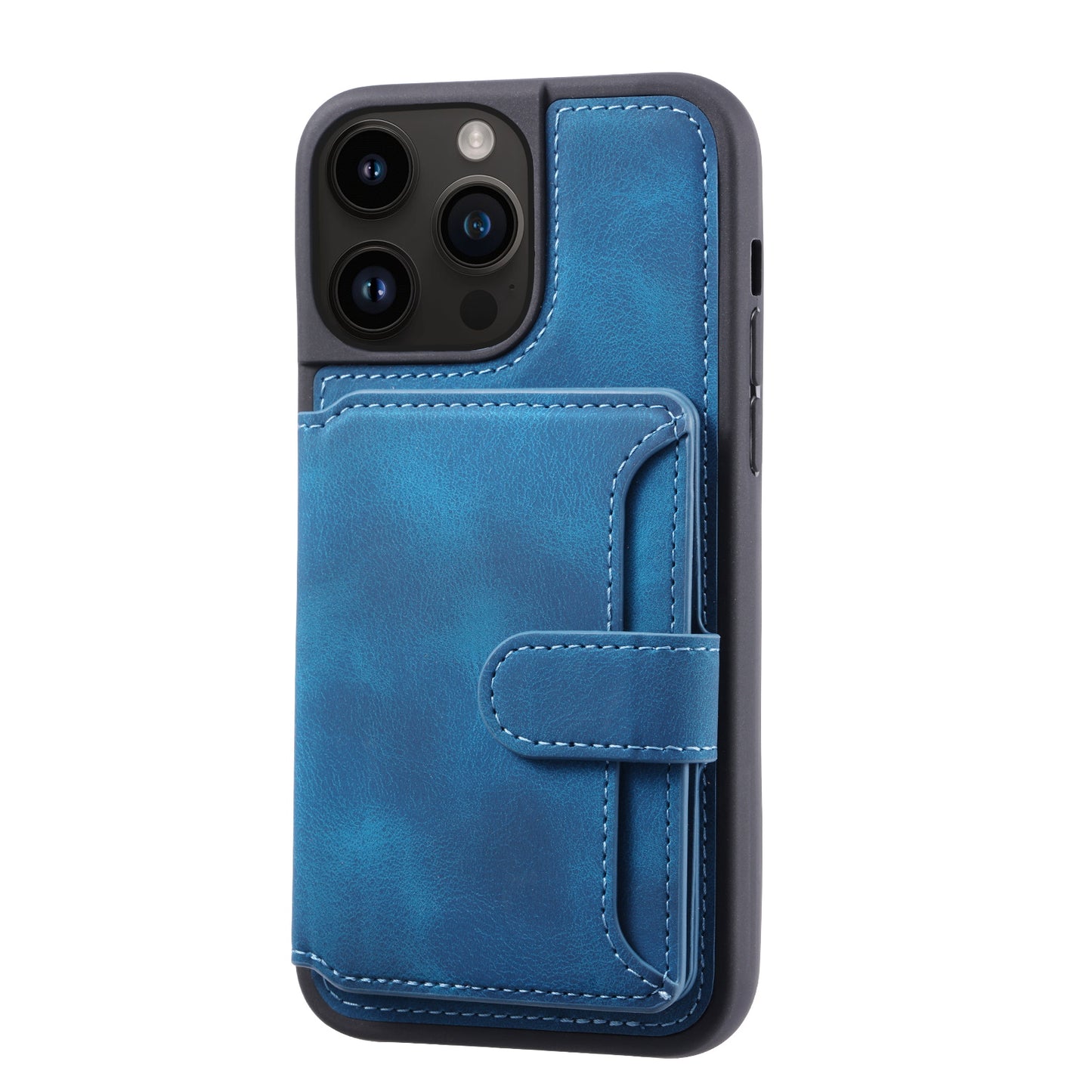 Fantasy Card Slots Buckle iPhone 11 Pro Max Case Leather Anti-theft