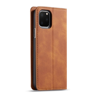 Illusion Slim Retro Leather iPhone 11 Pro Max Case Magnetic