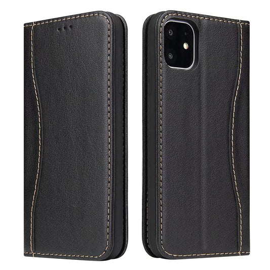 West Gun Crow Genuine Leather iPhone 11 Case Wallet