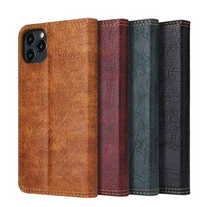 Tree Artificial Leather iPhone 11 Case Wallet Stand