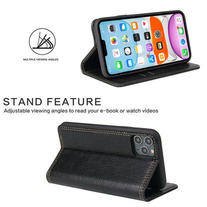 Tree Artificial Leather iPhone 11 Case Wallet Stand