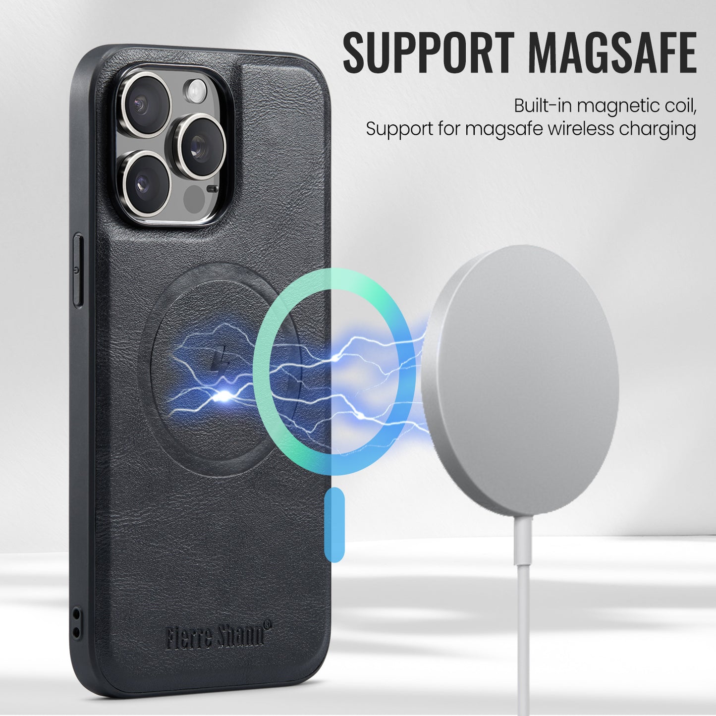 Magsafe 2-in-1 Card Holder iPhone 14 Pro Max Case Detachable