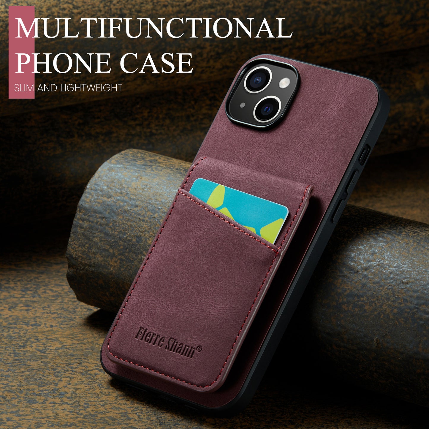 Paging Card Holder iPhone 13 Mini Case Flip Multifunction