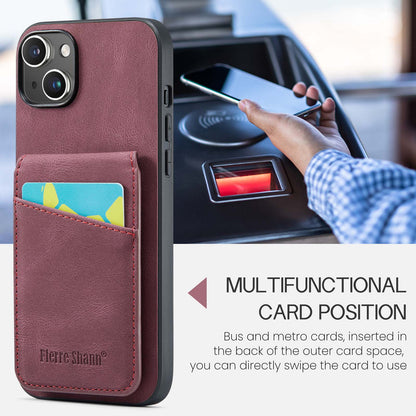 Paging Card Holder iPhone 13 Mini Case Flip Multifunction