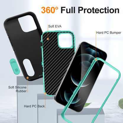 Defender iPhone 12 Case Rotating Ring Stand