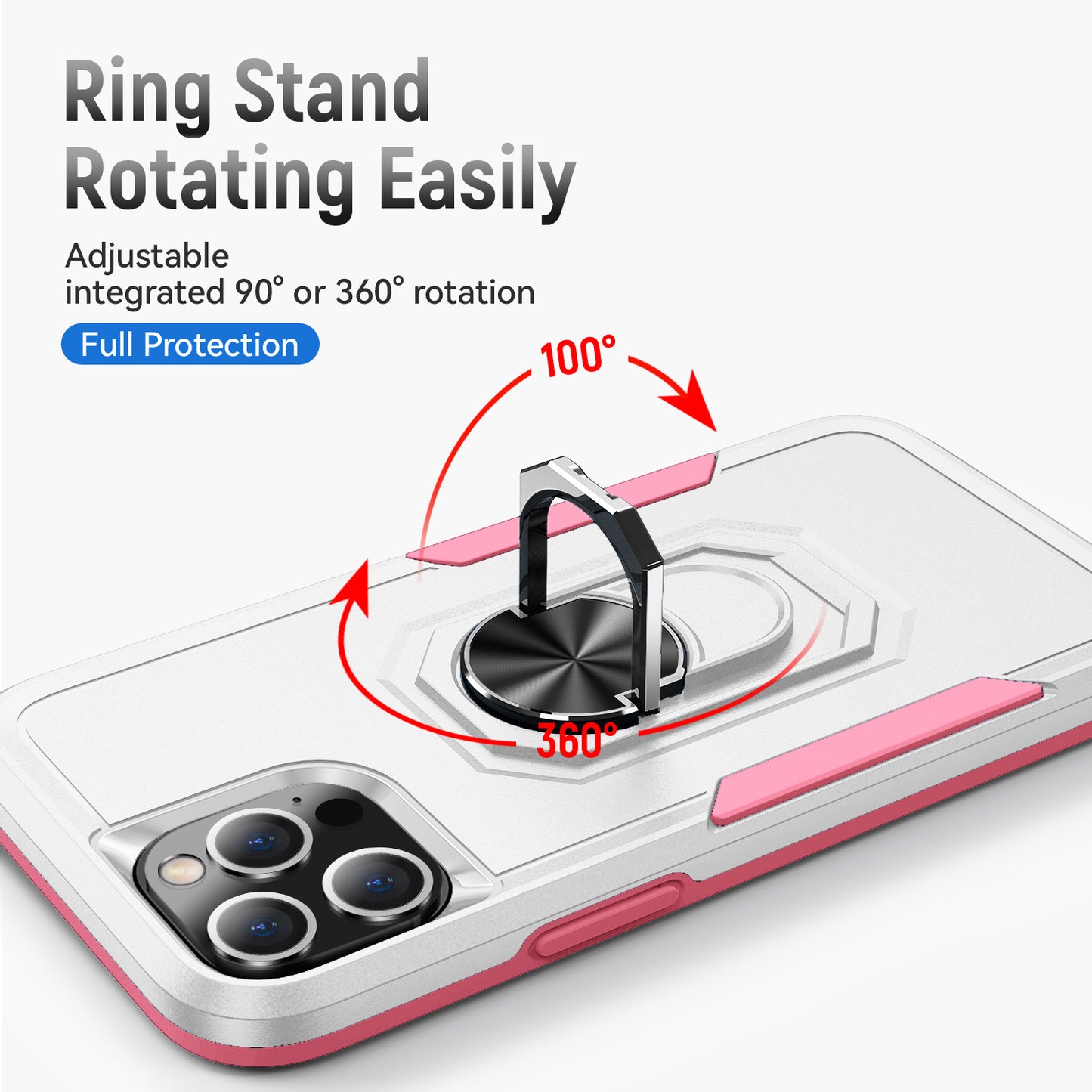 Pioneer iPhone 12 Mini Case Rotating Ring Stand