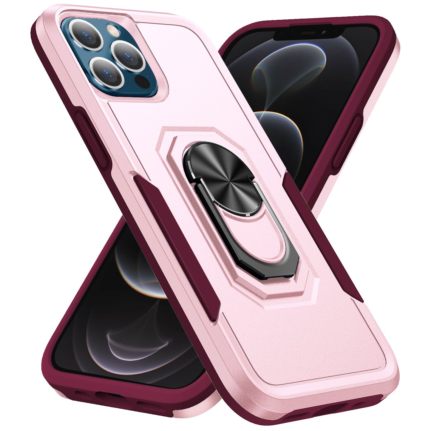 Pioneer iPhone 12 Mini Case Rotating Ring Stand