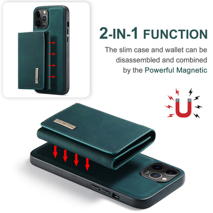 Retro Detachable Fold Wallet iPhone 12 Mini Case Magnetic Clip