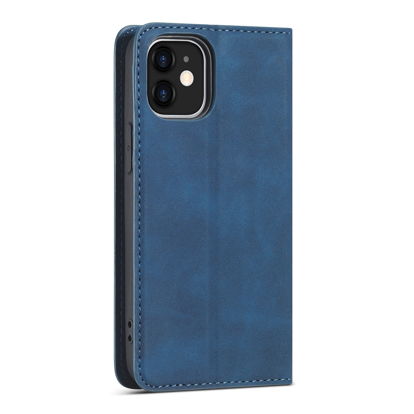 Illusion Slim Retro Leather iPhone 12 Mini Case Magnetic