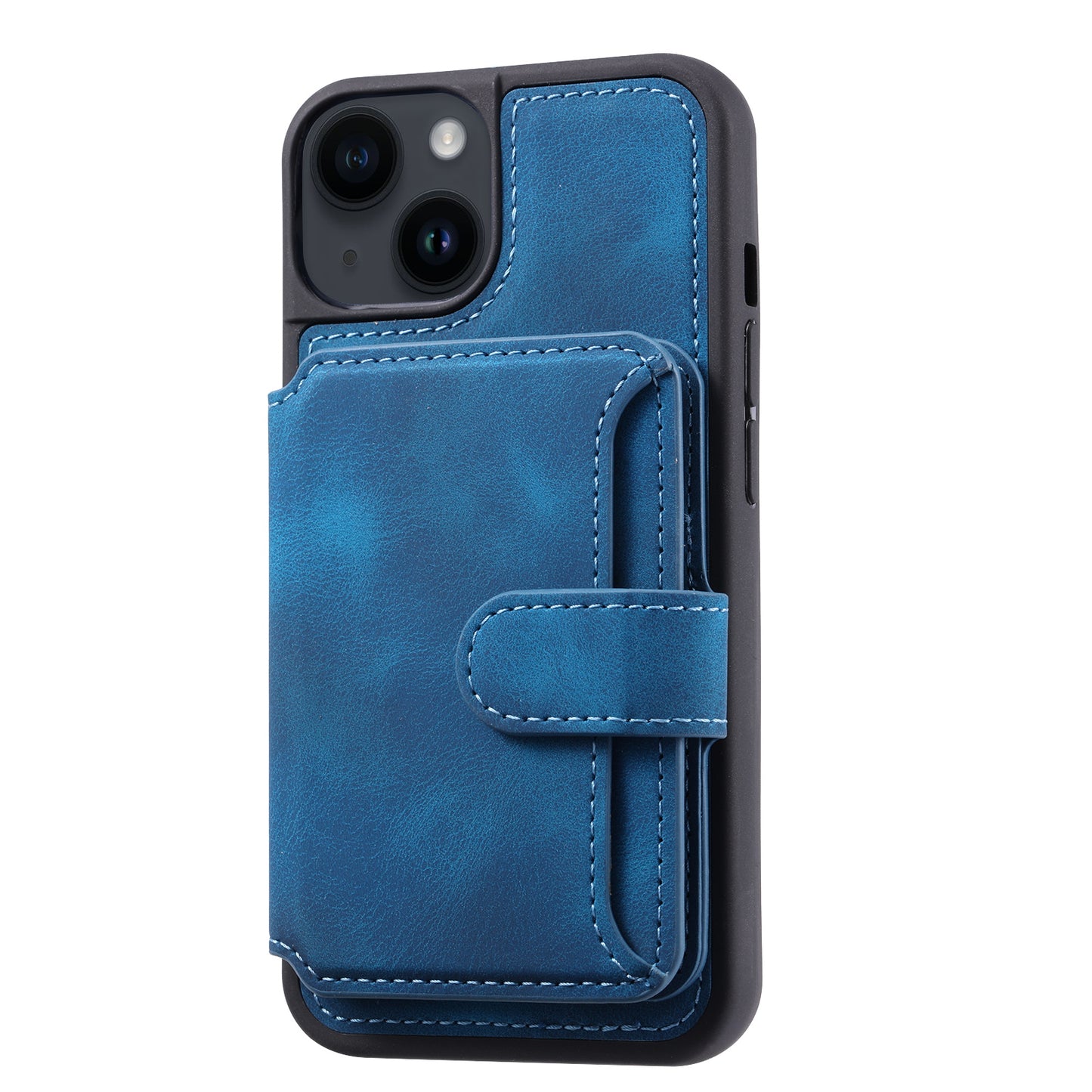 Fantasy Card Slots Buckle iPhone 12 Mini Case Leather Anti-theft