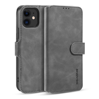 Retro Leather Edge iPhone 12 Mini Case with Hand Strap