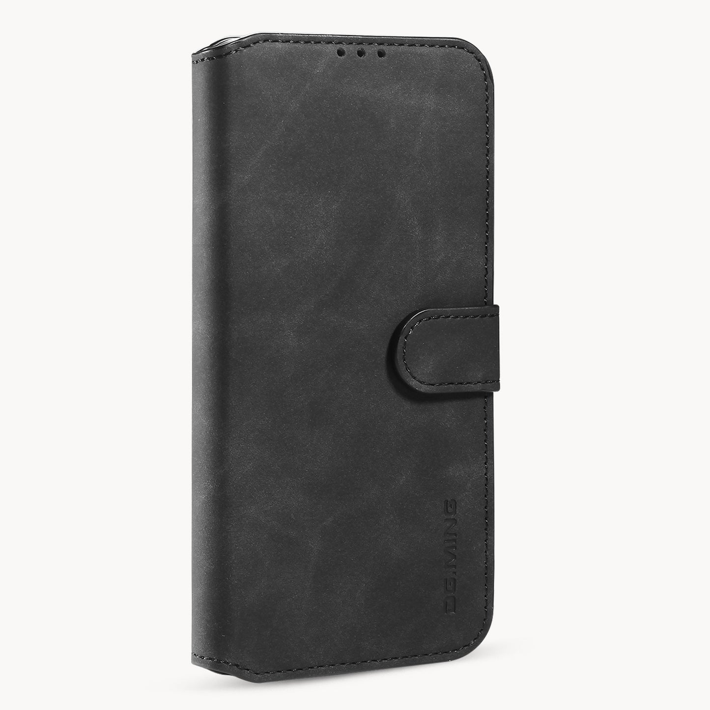 Retro Leather Edge iPhone 12 Mini Case with Hand Strap