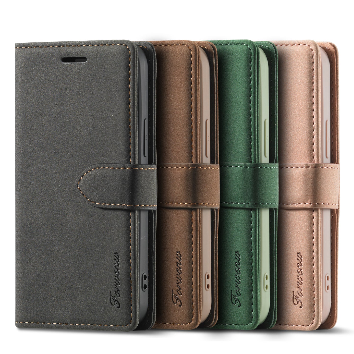 Gentry Slim Wallet Stand iPhone 12 Mini Case Buckle