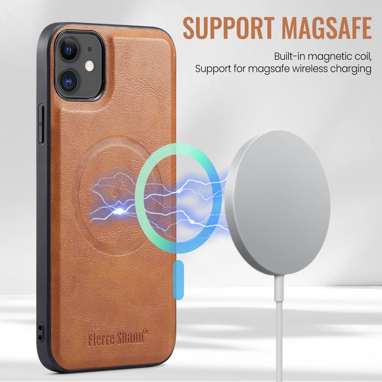 Magsafe 2-in-1 Card Holder iPhone 12 Mini Case Detachable