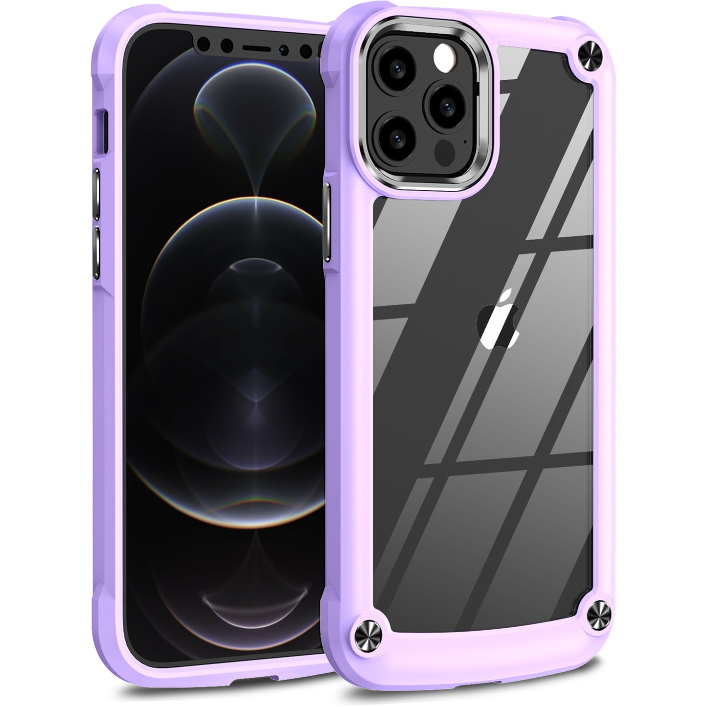 Goldwing Camera Protection Clear iPhone 12 Case