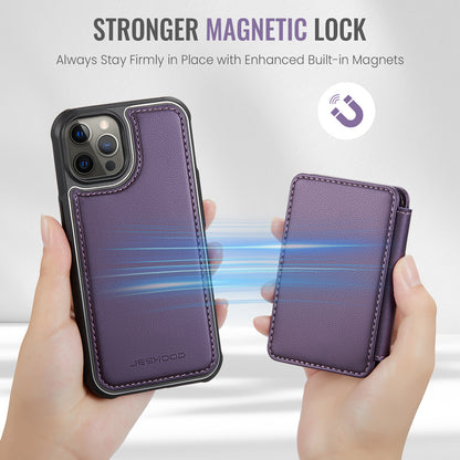 Magnetic Card Holder iPhone 12 Pro Max Case Detachable RFID Blocking